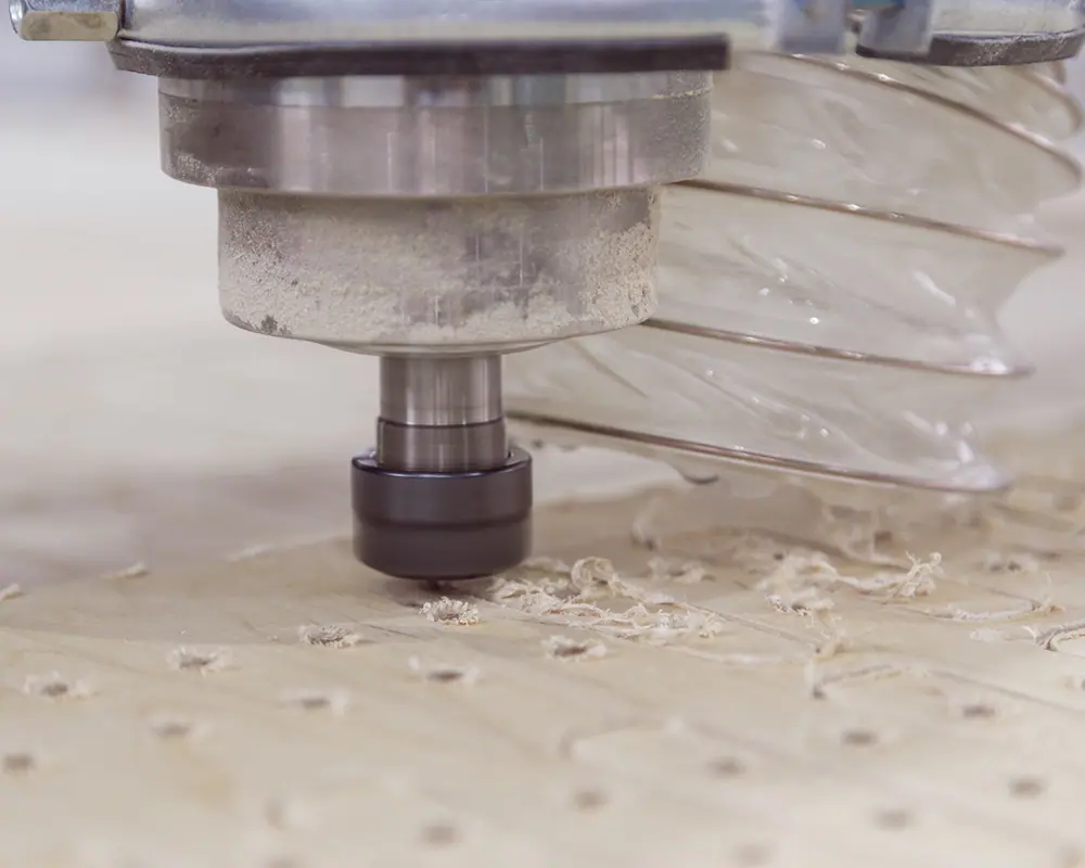 CNC machining in casework process 
